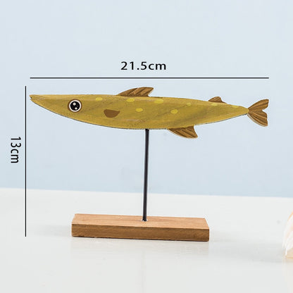 Wooden Fish Desktop Decoration