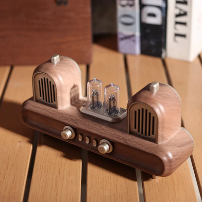 Enceinte Bluetooth rétro avec lampe d'ambiance