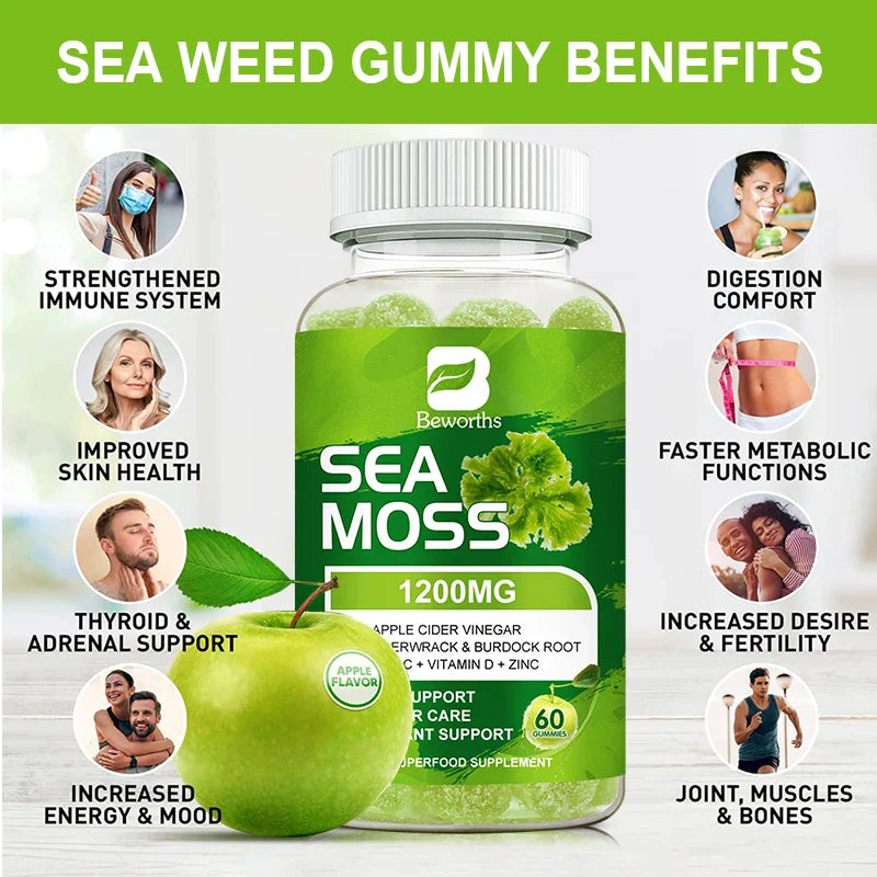 Irish Sea Moss Gummies with Bladderwrack & Burdock