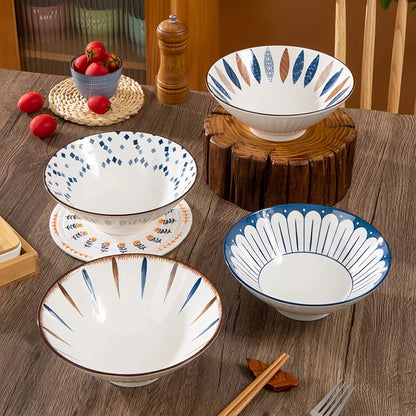 Bols à ramen en céramique de style japonais