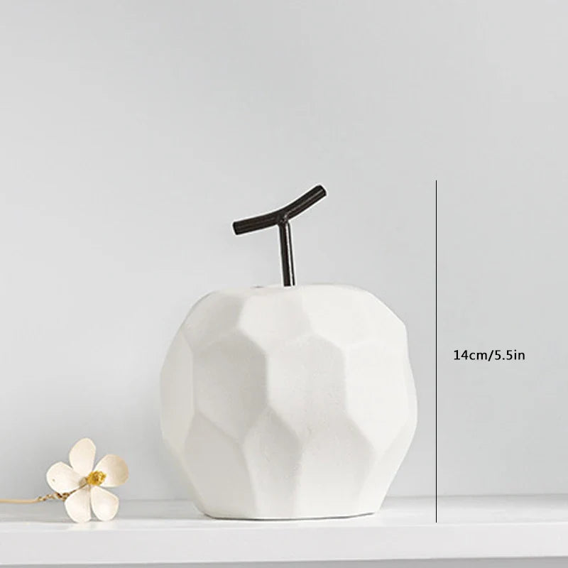 Nordic Ceramic Fruit Sculptures