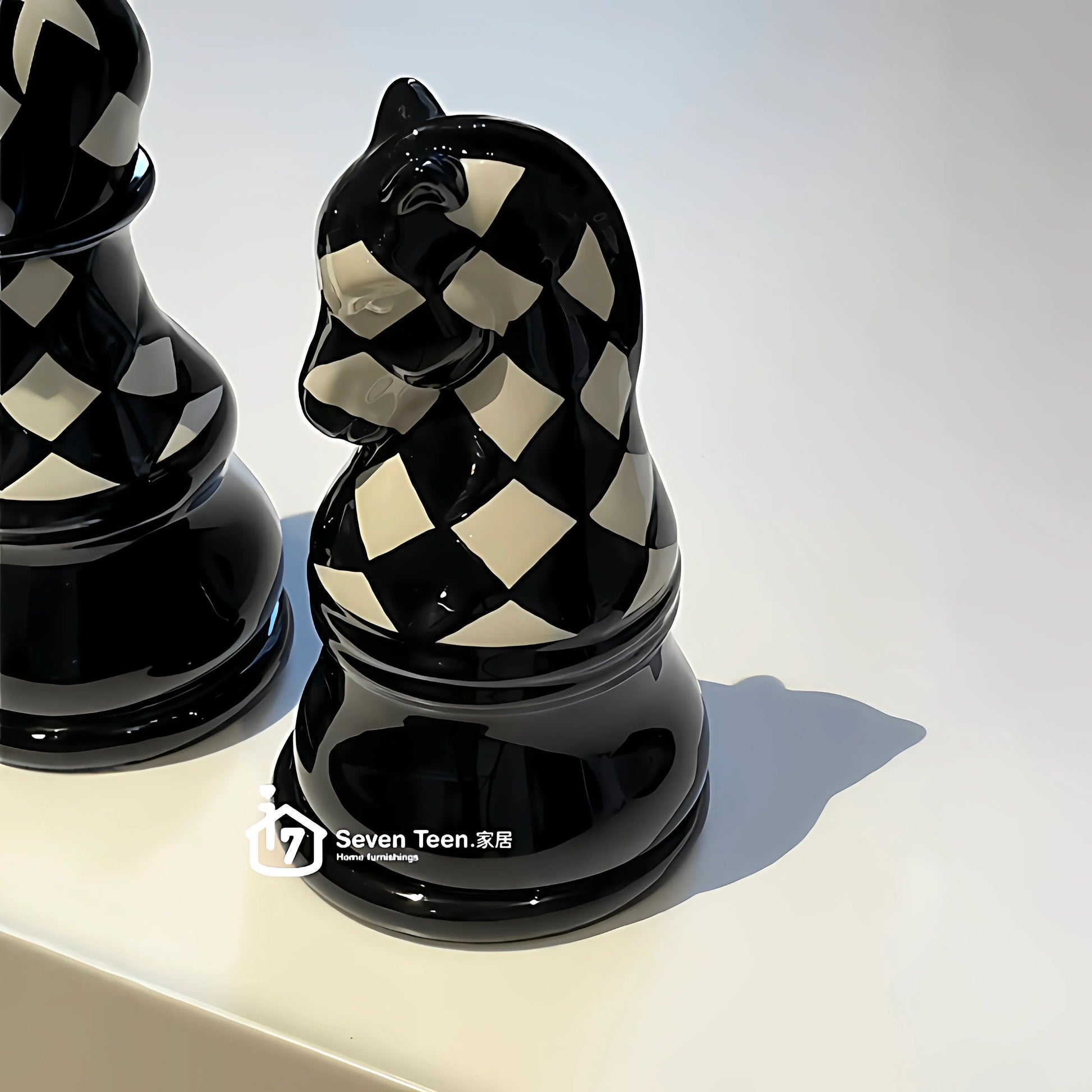 Ceramic Chess Piece Toothpick Holder - Luxury Desktop Decor Ceramic Decor Home decor Toothpick holder