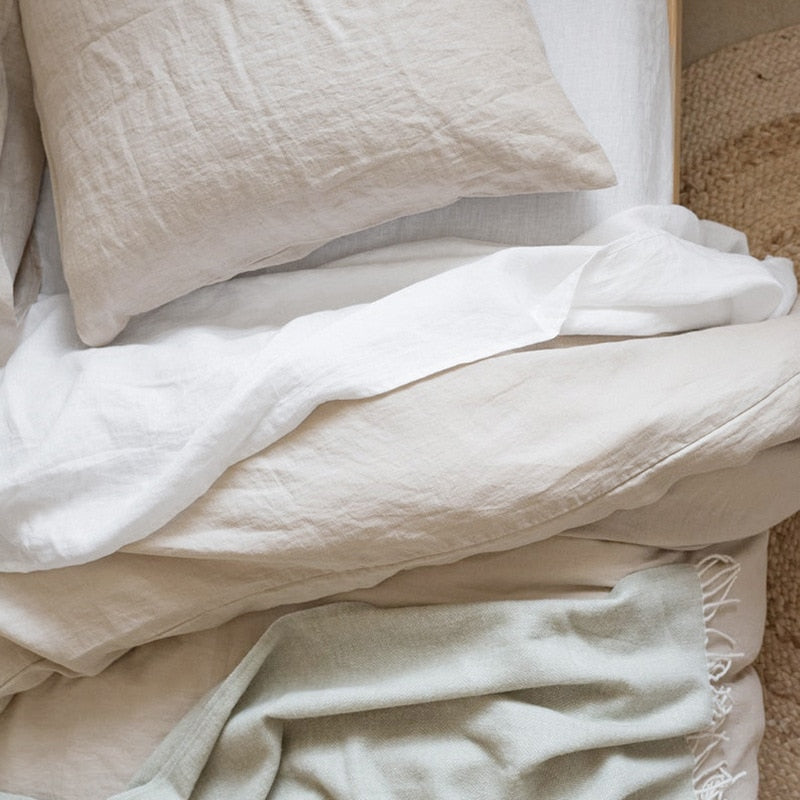 Pure Linen Throw Pillow Cases