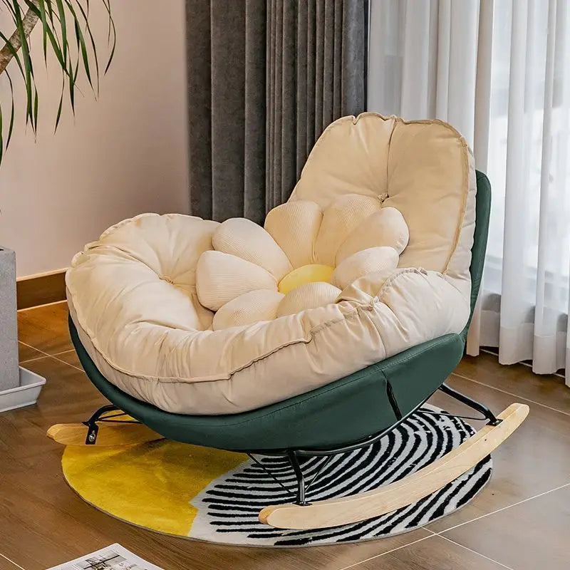 Rocking Lazy Eggshell Chair