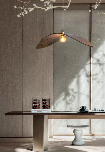 Möwe Holz Pendelleuchte