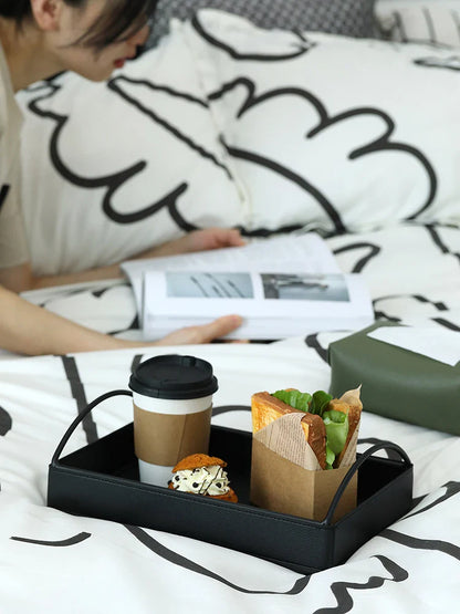 Minimalist Leather Tray