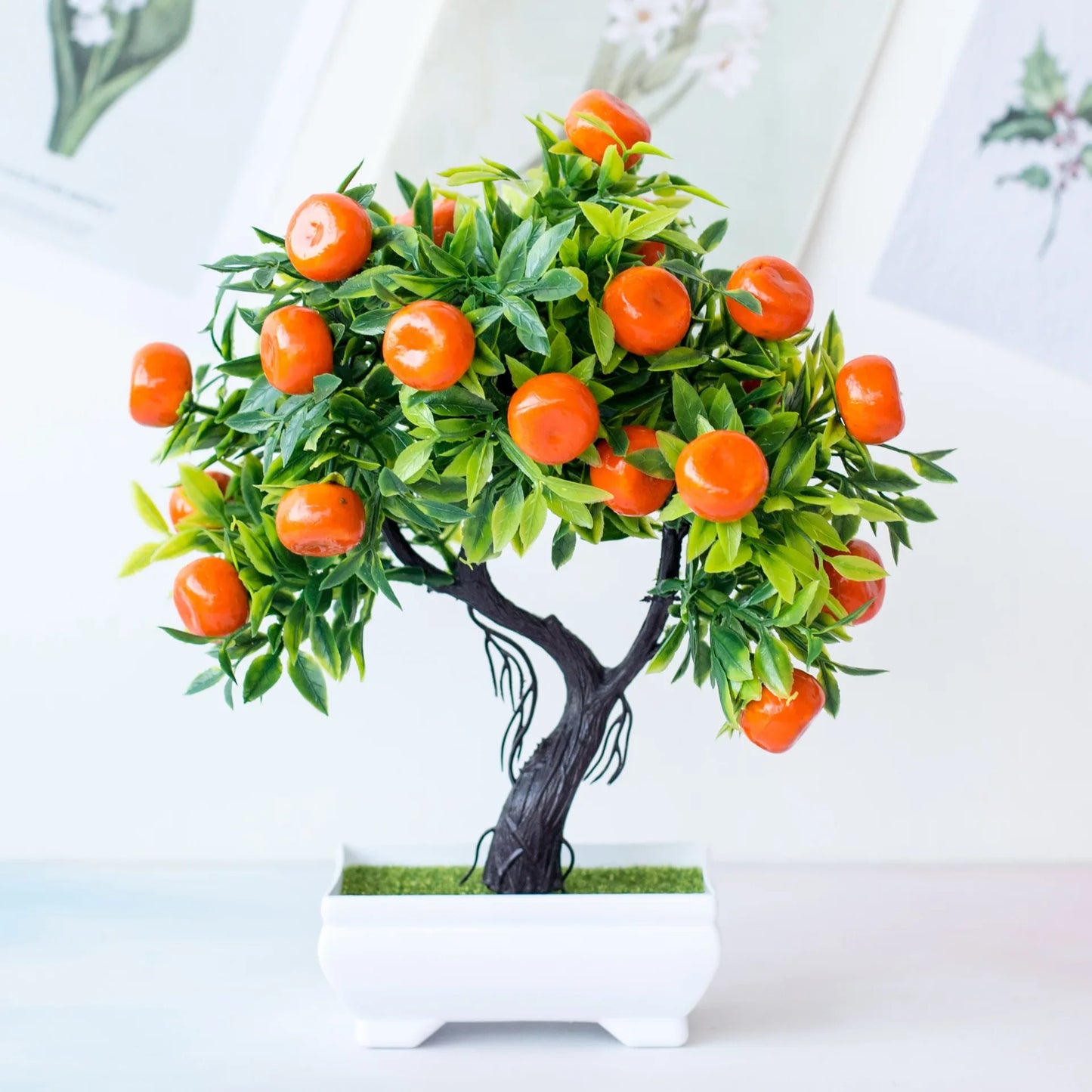 Árbol frutal artificial de naranja kumquat