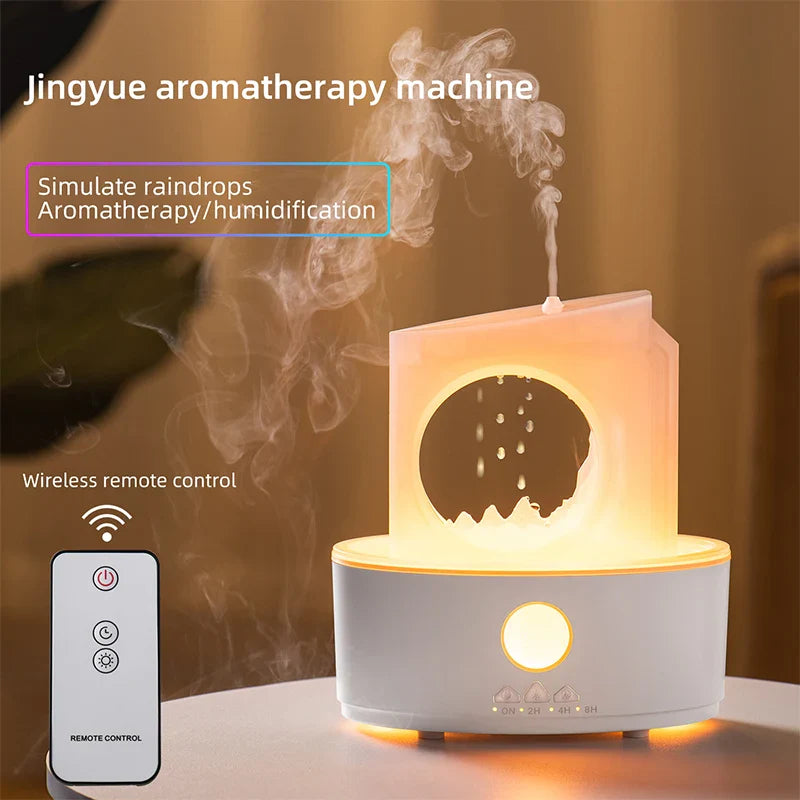 Zen Rain Cloud Aroma Diffuser with LED Light