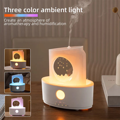 Zen Rain Cloud Aroma Diffuser with LED Light