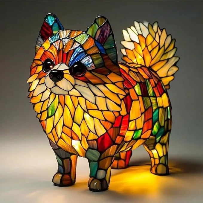 Soft Glow Dog Table Lamp