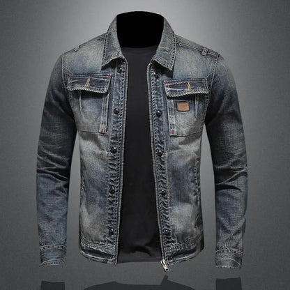 veste en jean vintage
