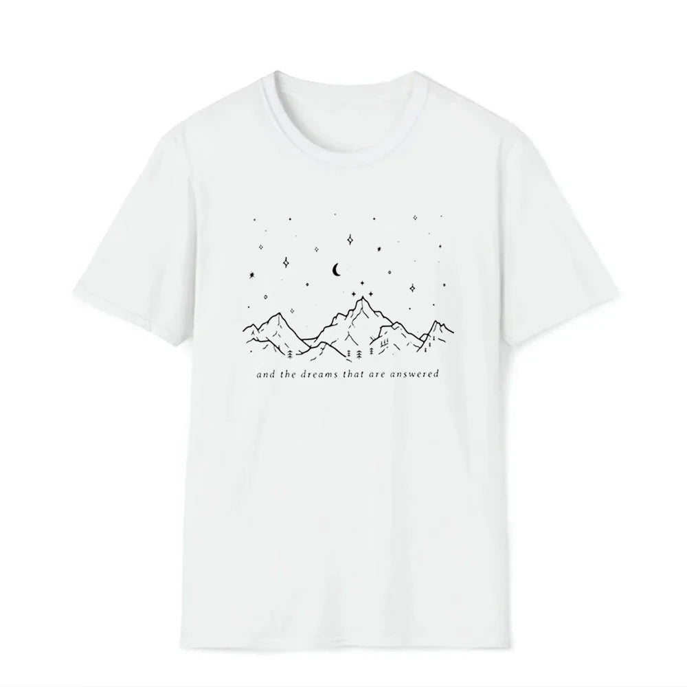 Dreams That Are Answered Mountain Sky T-Shirt