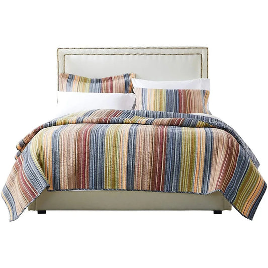 Lucy Boho Stripe Bedding Set