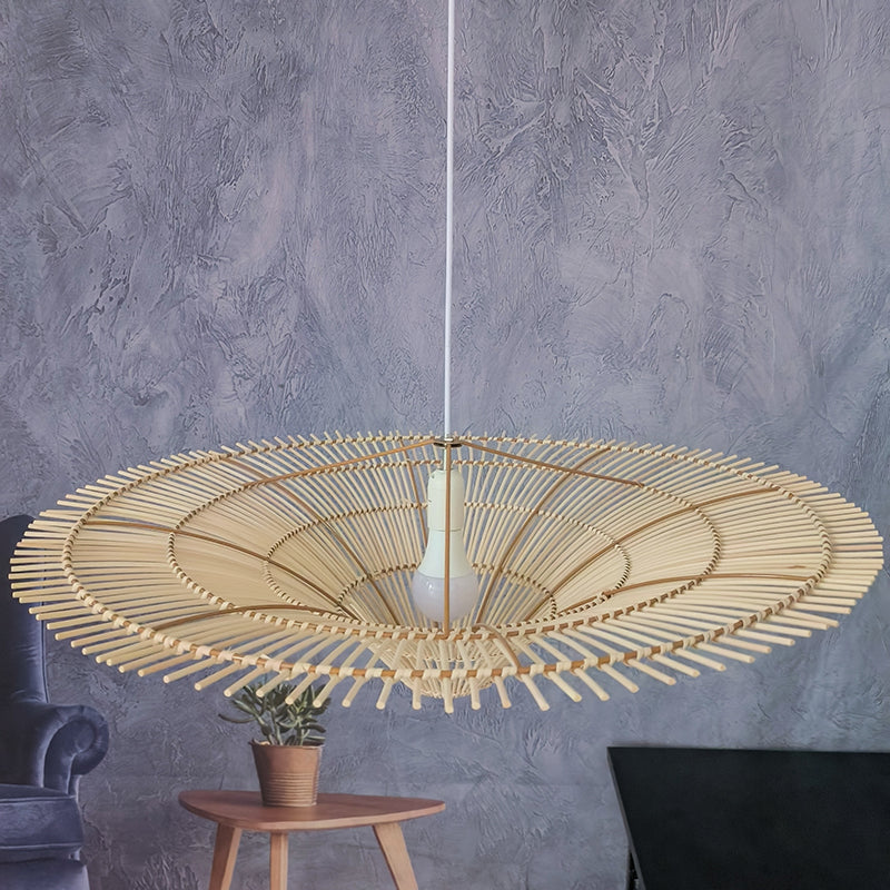 Luminaire Rattan Pendant Light