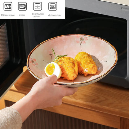 Handbemalte Keramikschale „Sakura Bloom“