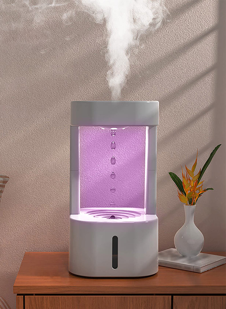 Humidificateur goutte d'eau anti-gravité