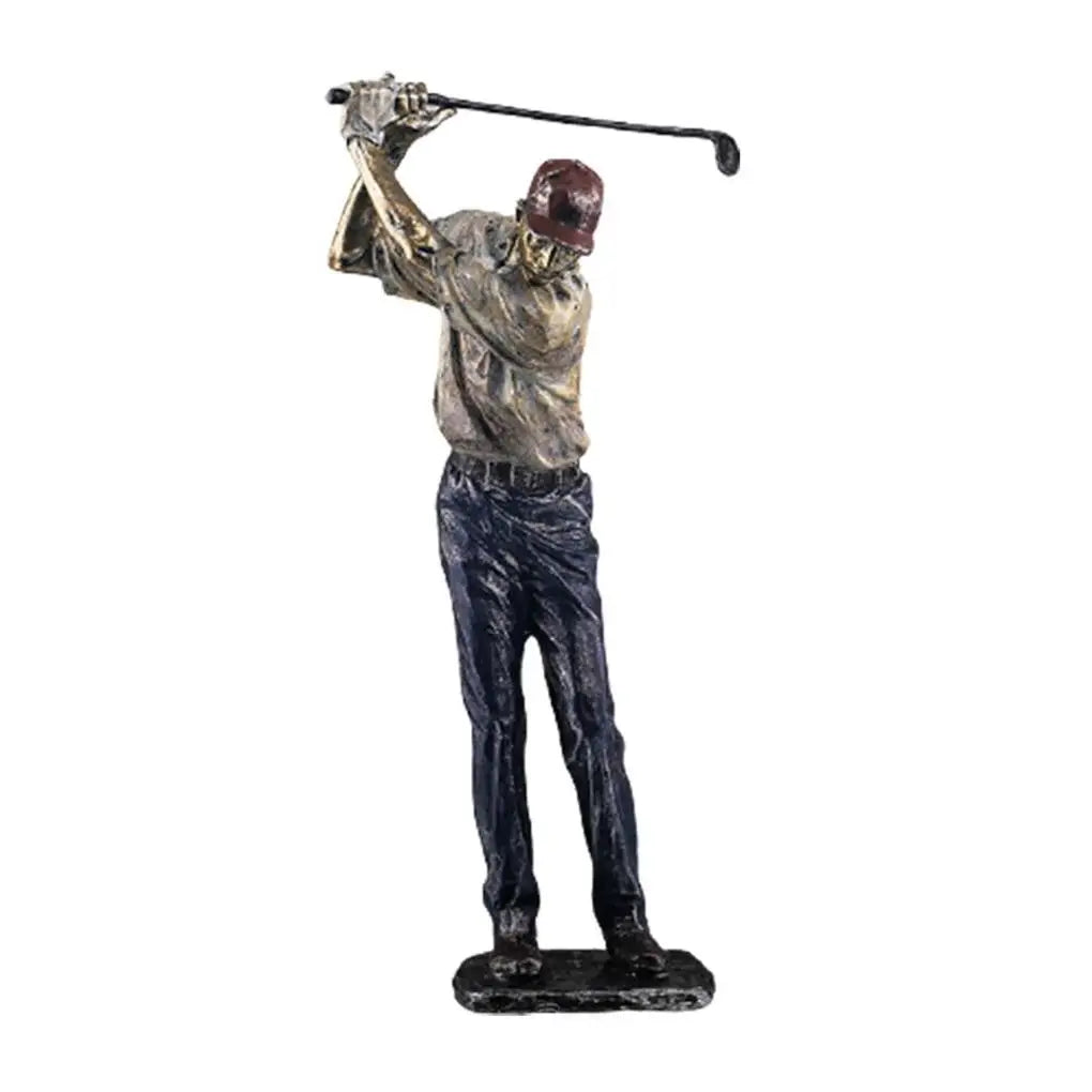 Vintage Resin Golf Figure Statue