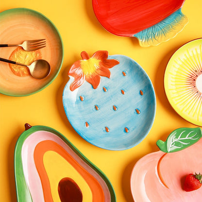 Fruit Shaped Ceramic Plates