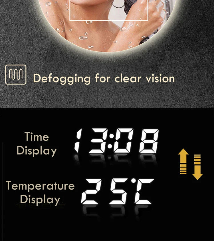 Luminous Halo Smart Mirror