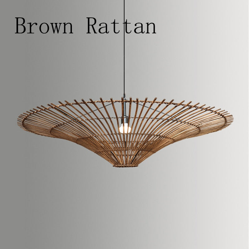 Luminaire Rattan Pendant Light