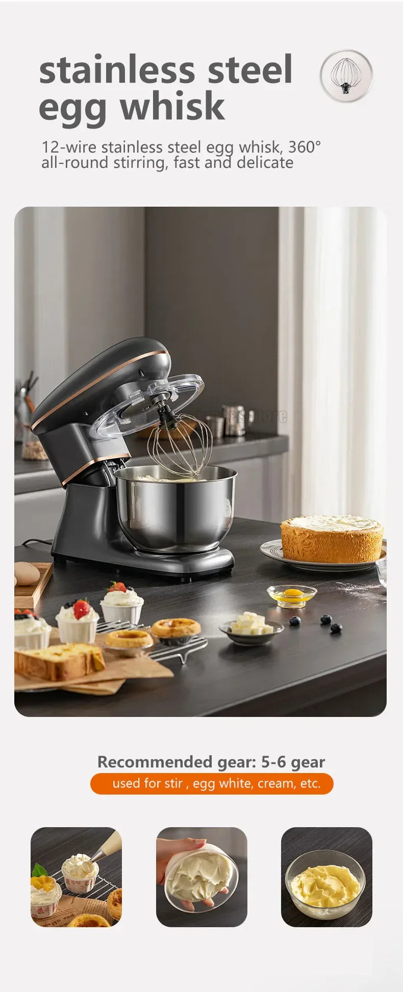 Electric Stand Multifunction Mixer Machine