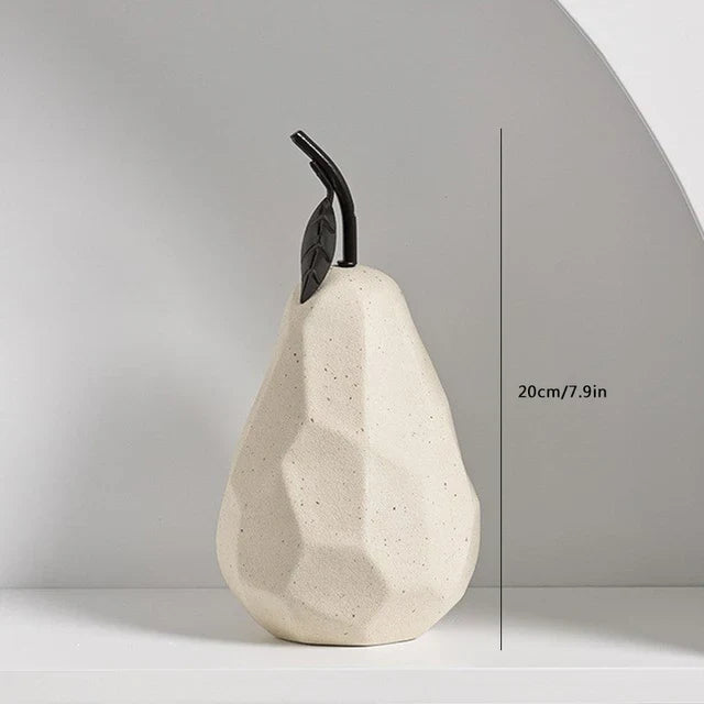 Modern Ceramic Fruit Sculptures