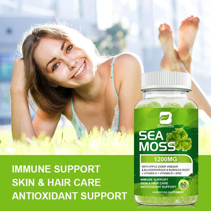 Irish Sea Moss Gummies with Bladderwrack & Burdock