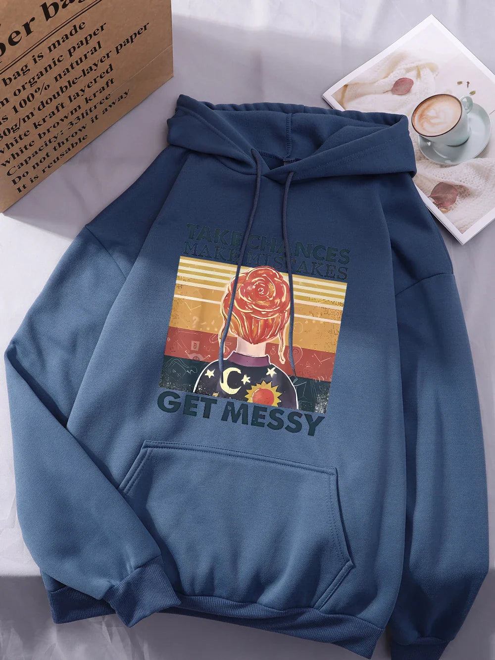 Gehen Sie Risiken ein, machen Sie Fehler, werden Sie chaotisch Hoodie