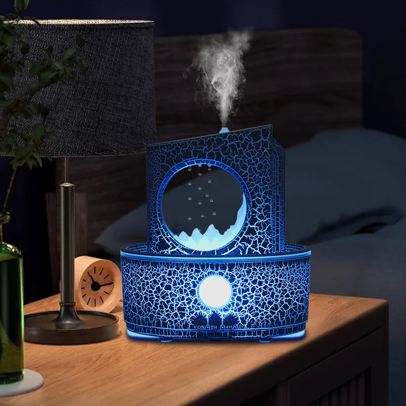 Zen Rain Cloud Aroma Diffuser with LED Light