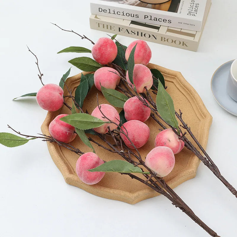 PeachBloss™ Faux Peach Branch