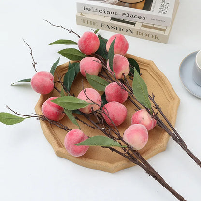 PeachBloss™ Faux Peach Branch