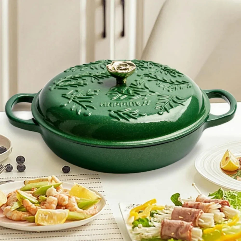 AuraDutch™ Enameled Cast Iron Dutch Oven