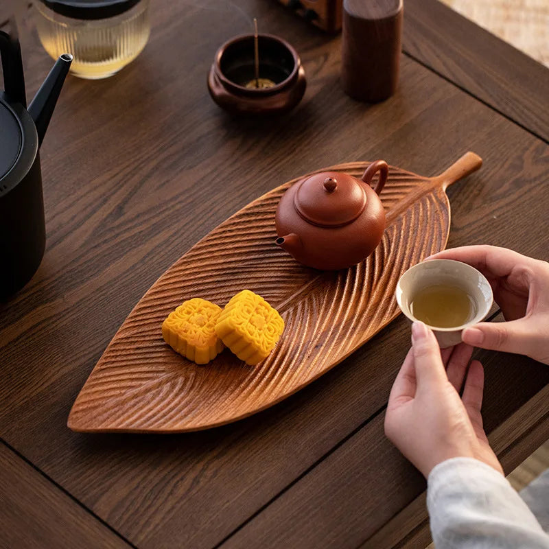 Leaf Shape Fruit Plate