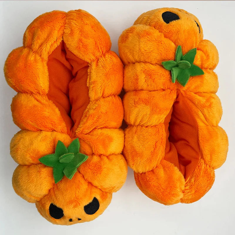 Halloween Pumpkin Slippers