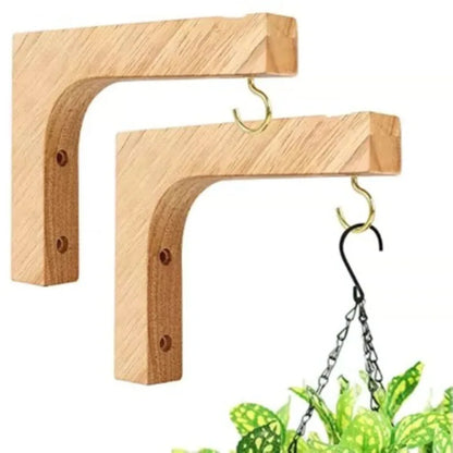 Natural Wood Hanging Bracket