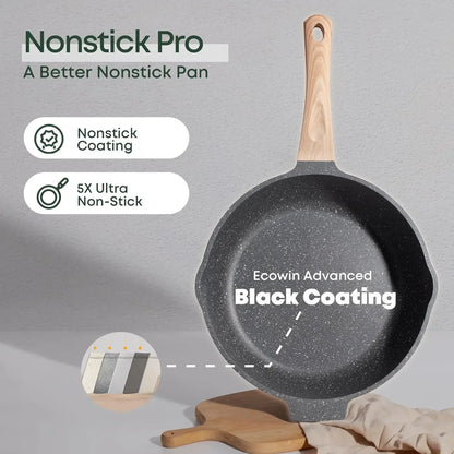 Granite Nonstick 10-Piece Cookware Set