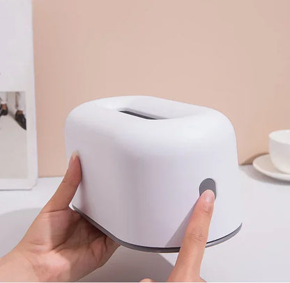 Modern Minimalist ABS Tissue Box Cover & Organizer