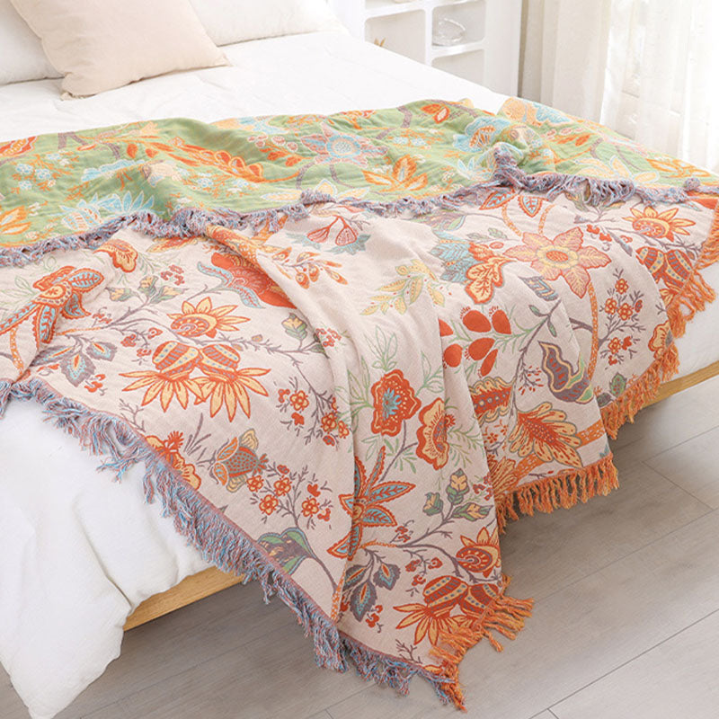 Autumn Breeze Throw Blanket