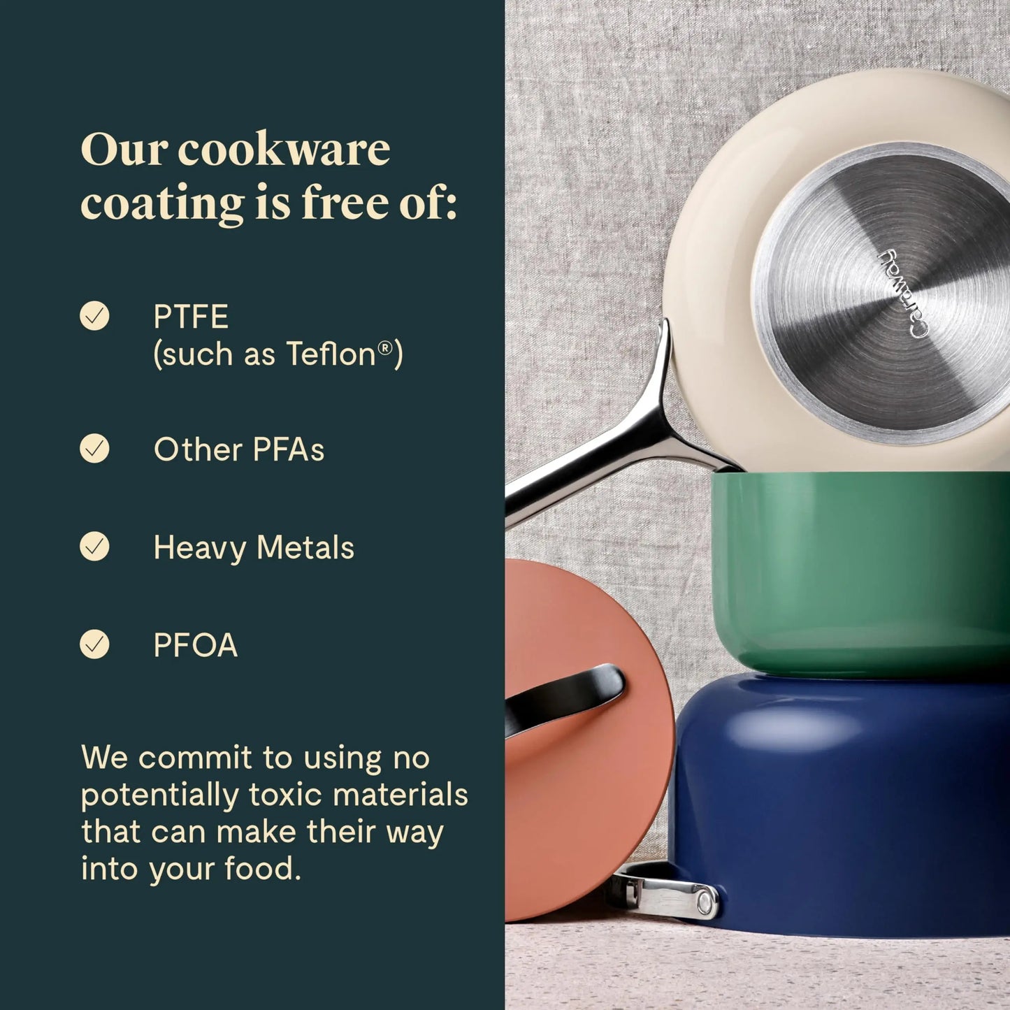 8-teiliges antihaftbeschichtetes Kochgeschirr-Set