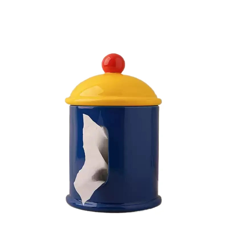 Dopamine Ceramic Dental floss tube & Accessory Holder