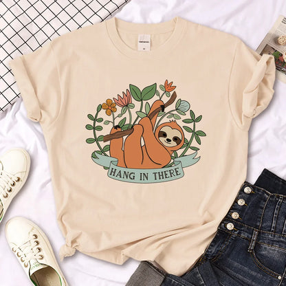 Mignon petit tee-shirt paresseux