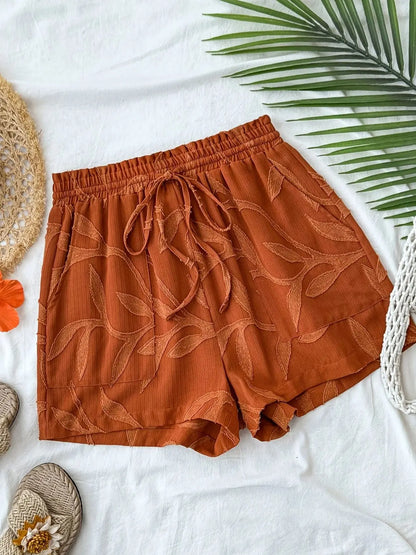 Sunset Aura Lace-Up Shorts