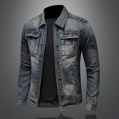 veste en jean vintage