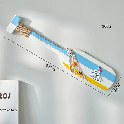 Nautical Wooden Oar Wall Decor