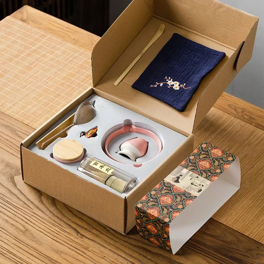 9-teiliges japanisches Matcha-Teeservice