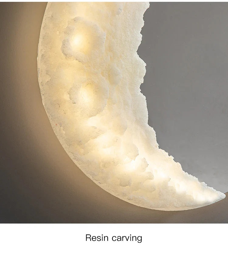 Crescent Moon Mural Wall Lamp