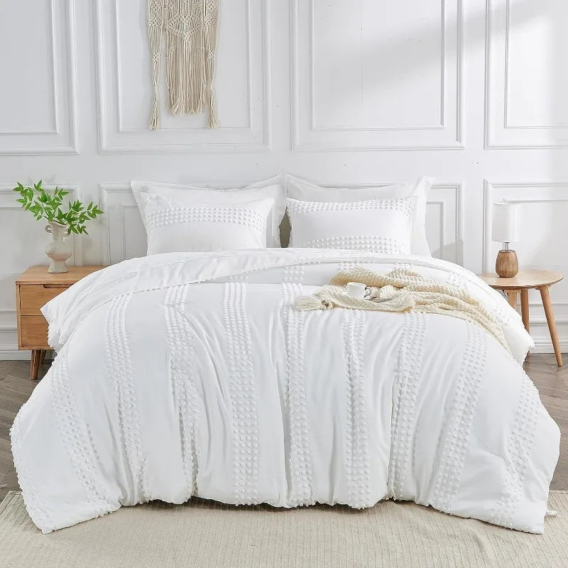 Boho Tufted Bedding Set