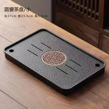 Luxury Chinese Tea Tray with Drainage