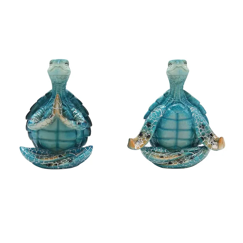Sea Turtle Meditation Figurine