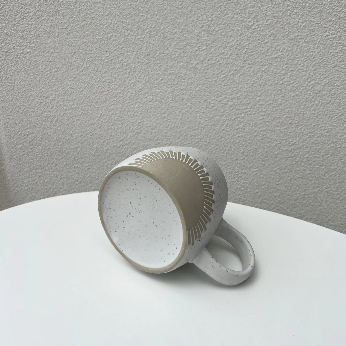 Embossed Minimalist Sun Coffee Mug